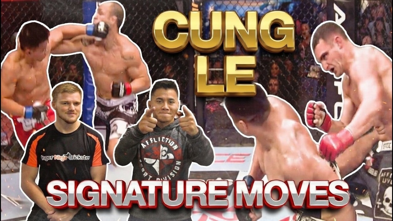 CUNG LE Teaches his Signature Moves: Spin Back Kick/Hammer Fist Combo | GNT Tutorial
