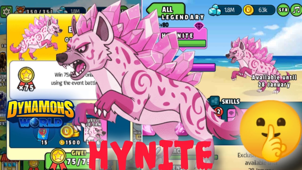 Hynite the new exclusive 🤩dynamon 