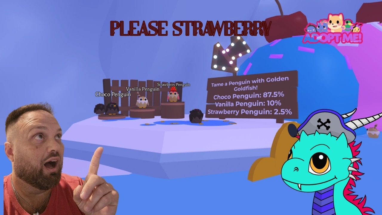 TAMING, TRADING, & GIVEAWAY PENGUINS in * Adopt Me Roblox*