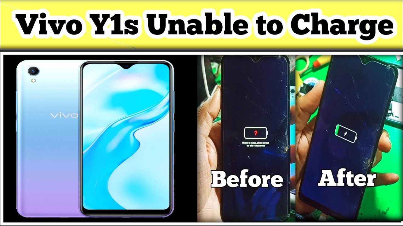 Vivo Y1s Unable to charge