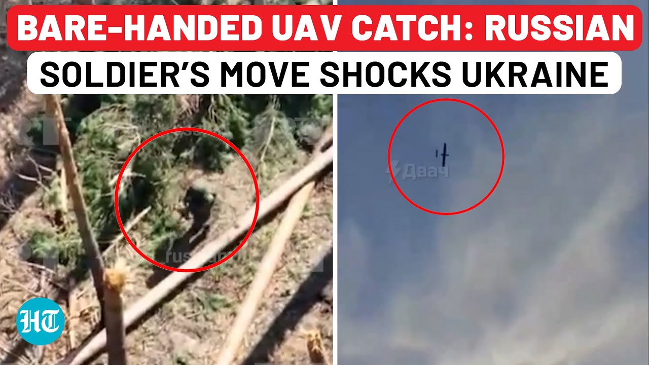 On Cam: In Style, Russian Soldier Catches Ukrainian Drone with Bare Hands, Kyiv Stunned by Footage?