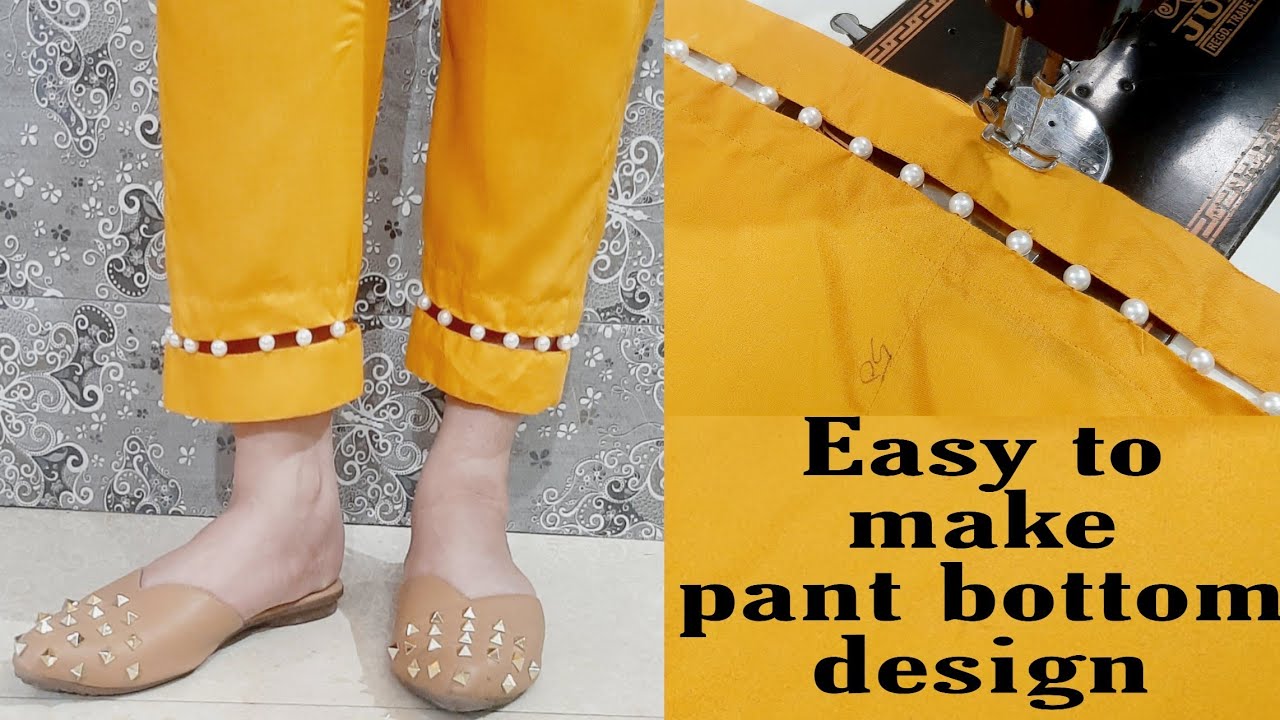 Elegant & trendy palazzo pant design/stylish plazo pant design making/latest plazo pant mohri design