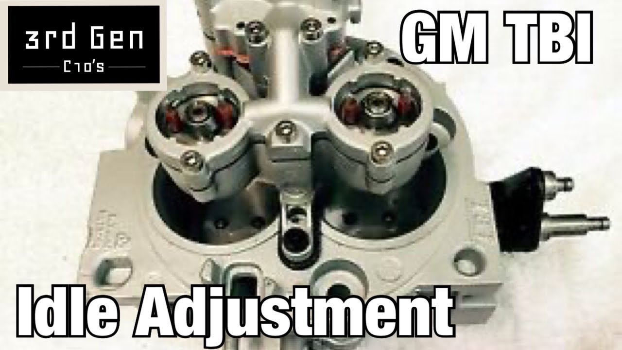 Как настроить холостой ход GM TBI