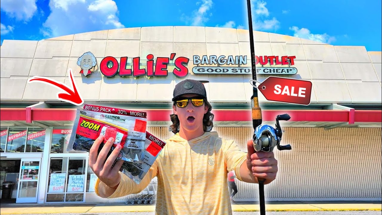 Fishing With Ollie’s BARGAIN Store Tackle ONLY (Insane Finds)