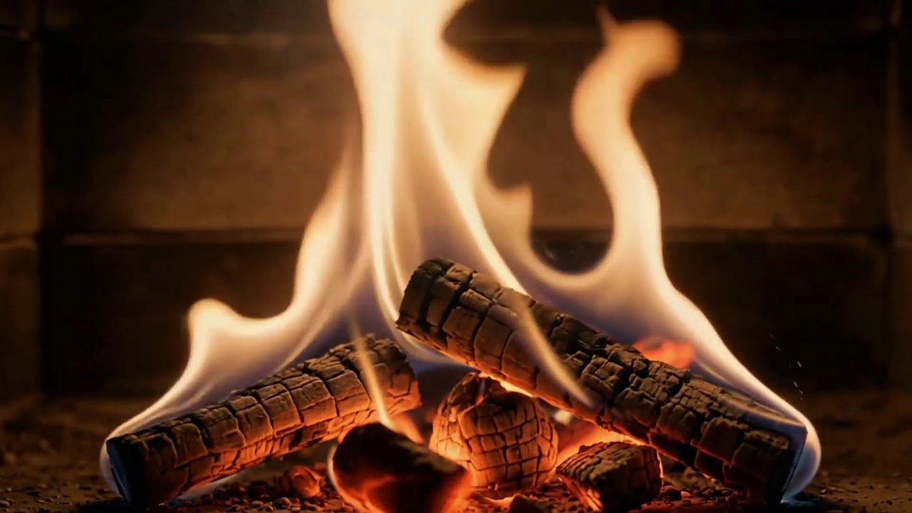 Soothing Fireplace Sounds with Gentle Crackling Fire Sounds for Relaxation