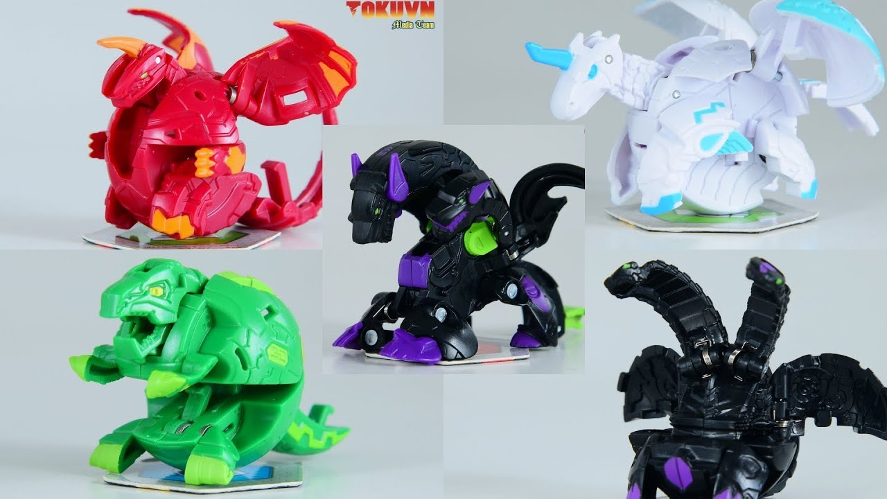 [TMT][972] Bakugan Battle Planet - Dragonoid, Trox, Pegatrix, Nillous, Howlkor DX!