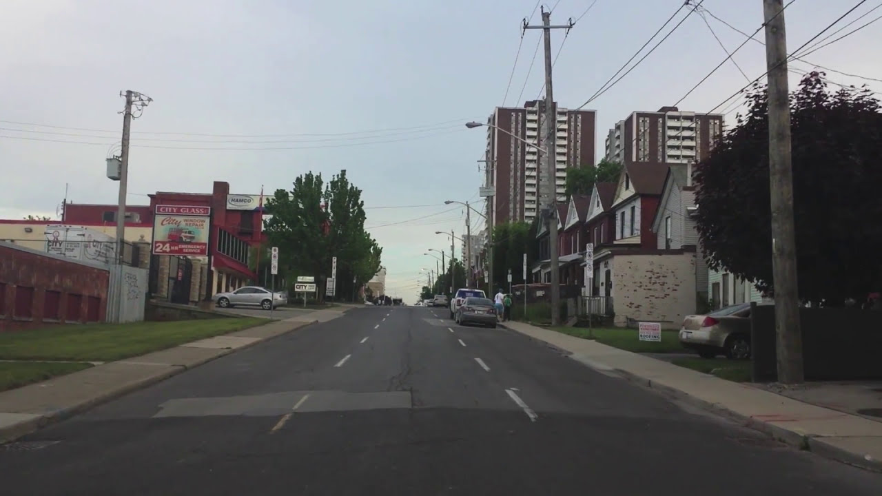 Driving around Hamilton