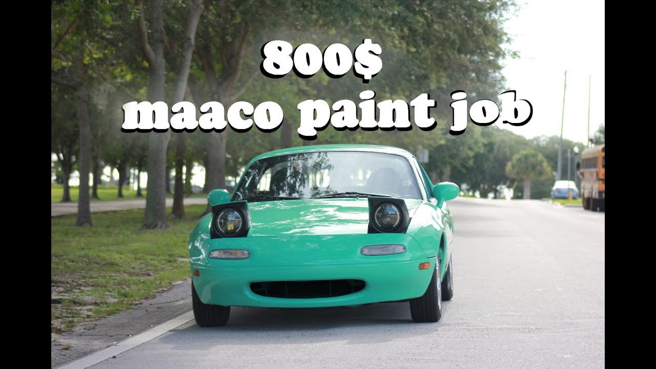 What an 800$ Maaco paint job looks like