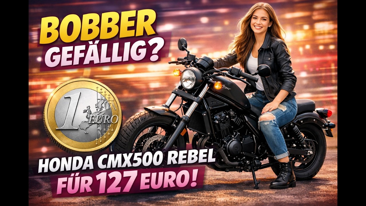 Neue Honda CMX500 Rebel 2026: Der ultimative A2-Cruiser im Check!