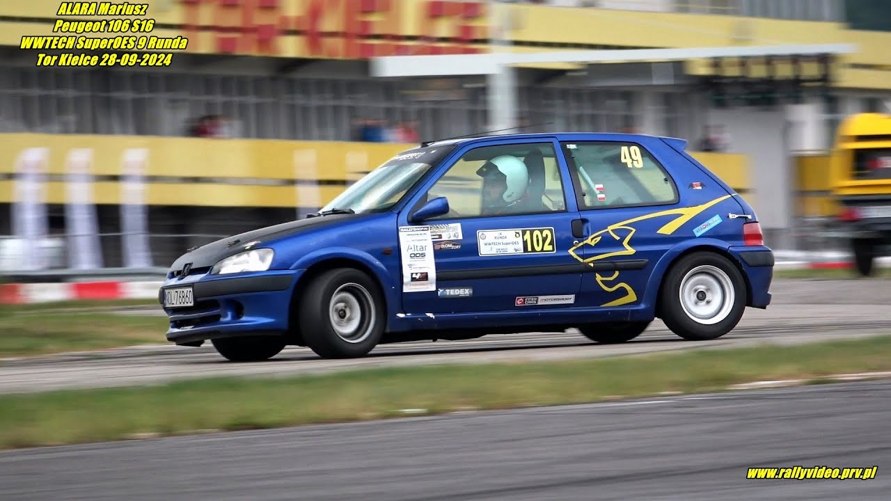 KALARA Mariusz - Peugeot 106 S16 - WWTECH SuperOES 9 Runda Tor Kielce 28-09-2024