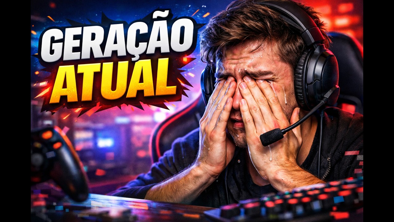 A GERAÇÃO QUE NÃO SABE SER GAMER  POSSO TE PROVAR 😂