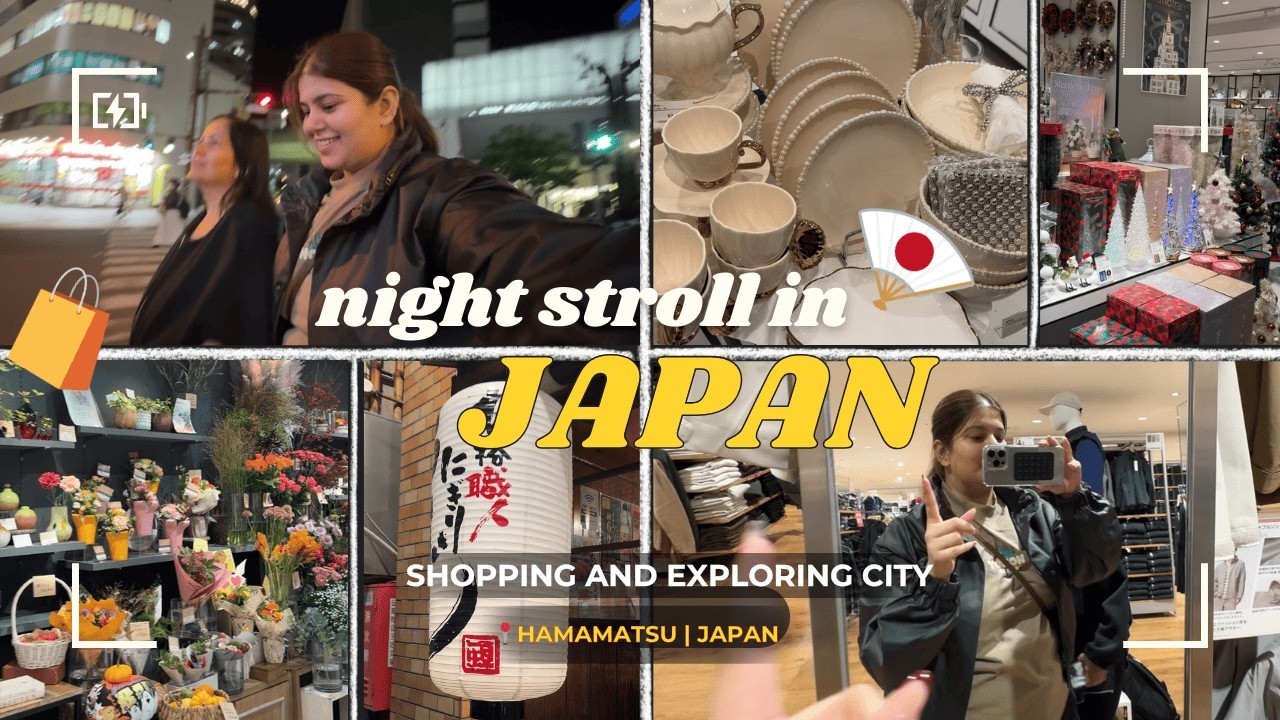 Night Strolls in Japan 🌙✨ Meri Shopping Se Sab Pareshaan?! 🇯🇵🛍️ | Hamamatsu House Tour 🏠