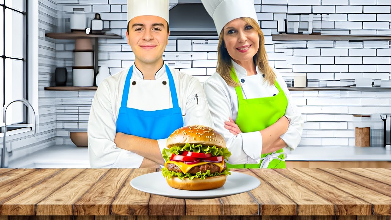 Haciendo La Mejor Hamburguesa Con Mi Mamá! 👩🏻