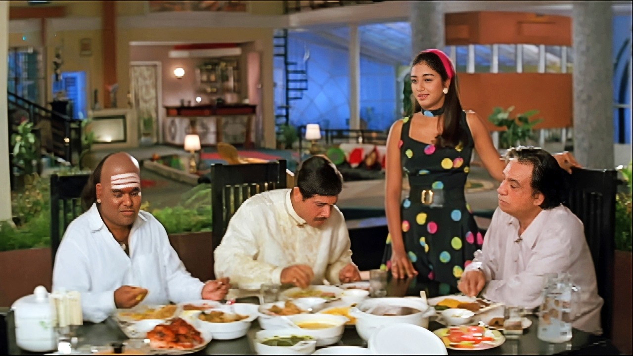 खाना खाते वक़्त हुई जबरदस्त कॉमेडी - हाथ थक गया, मुँह थक गया! 😂 Kader Khan - Satish Kaushik - Govinda