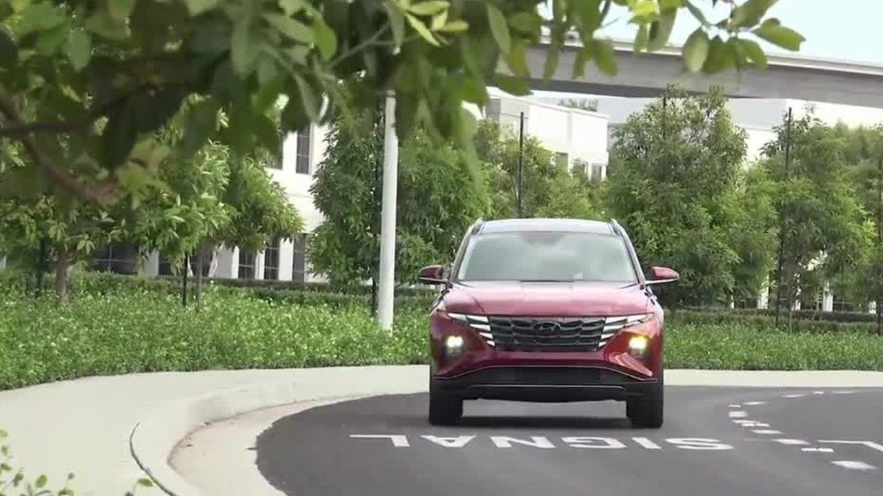 Test driving the new 2022 Hyundai Tucson