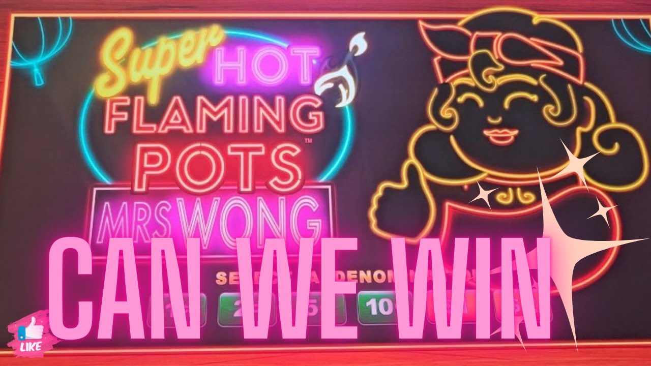 🎰 Super Hot Flaming Hot Pot Slot Machine Play at Bellagio