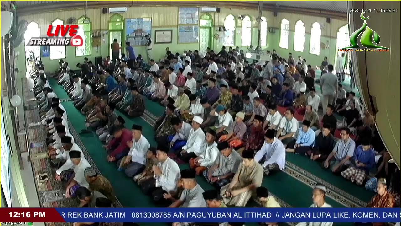 #livestream  Sholat jum'at khotib  Ustadz Bahtiar 26 desember 2025