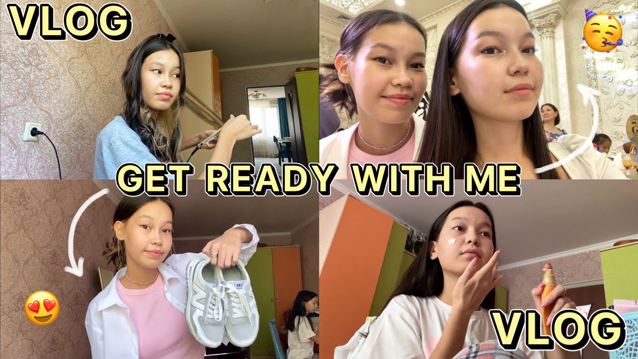 VLOG: GET READY WITH US😍💄ТОЙға бізбен бірге жинал/ Алия Мерей ВЛОГ