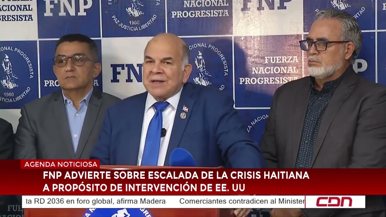 FNP advierte sobre escalada de la crisis haitiana a propósito de intervención de EE  UU