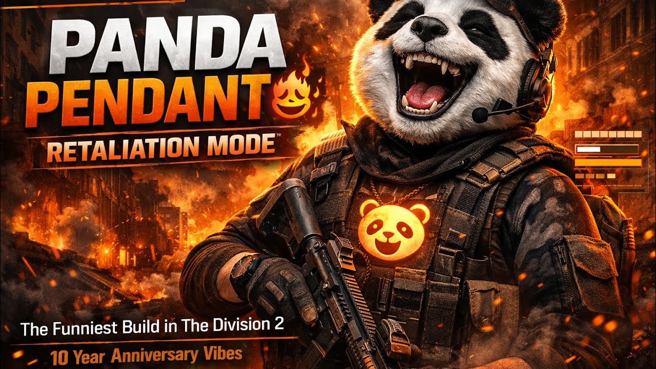 Tom Clancy's The Division 2 Panda Pendant 🐼 x Retaliation #tomclancysthedivision2 @TheDivisionGame 