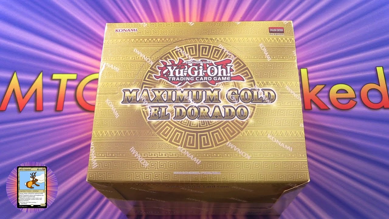 Yugioh Maximum Gold: El Dorado Unboxing