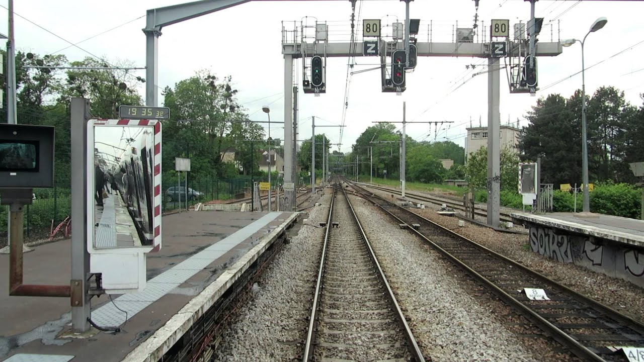 Ligne B du RER. Cabine d'un MI79 De Paris Nord à St Rémy les Chevreuses partie 3