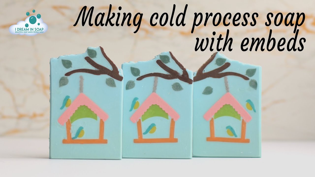 Making a cold process soap with embeds. How to extrude cold process soap embeds.