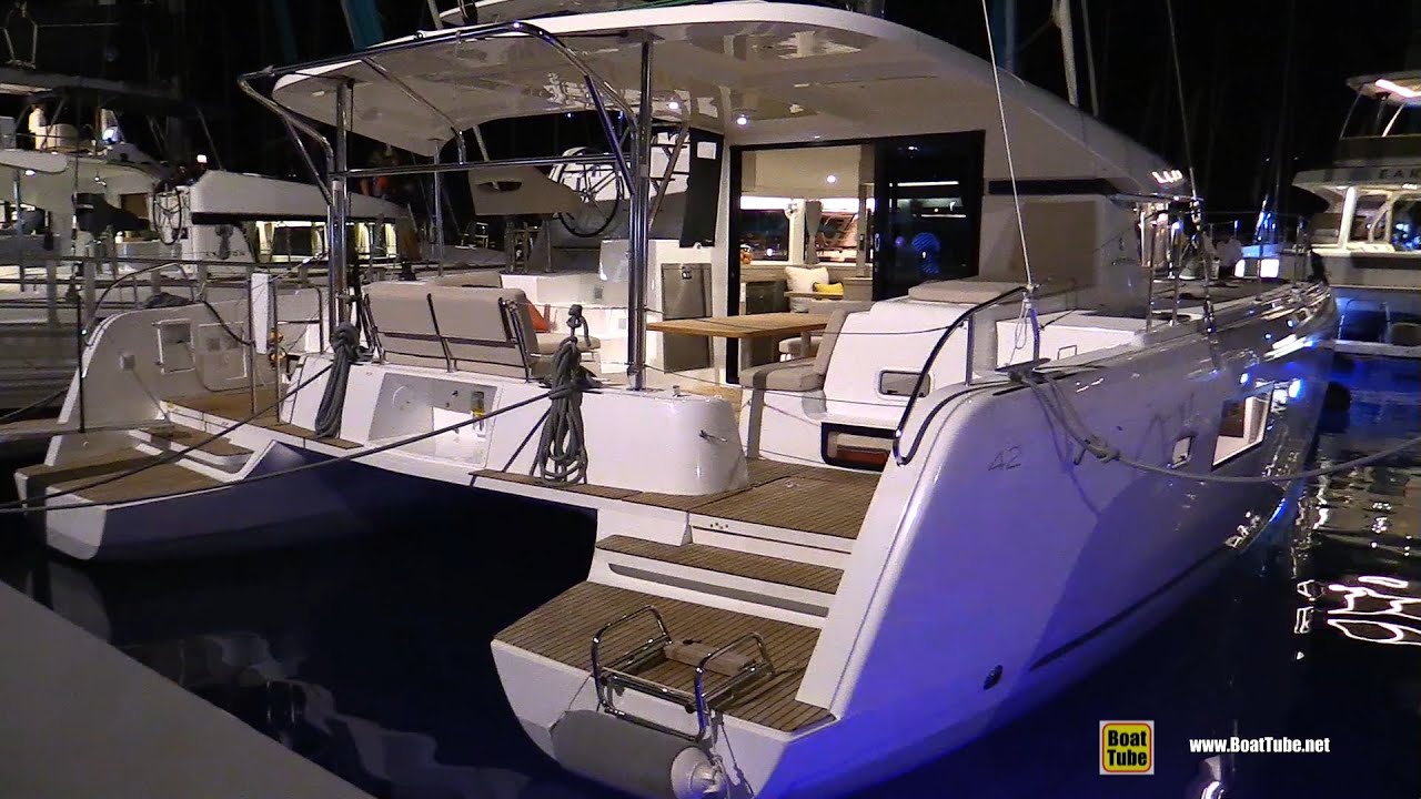 2022 Lagoon 42 Sail Catamaran - Walkaround Tour - 2021 Cannes Yachting Festival