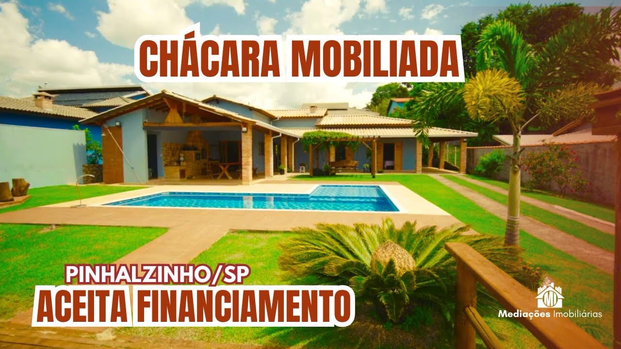 CHÁCARA PRA MUDAR HOJE EM PINHALZINHO/SP 100% MOBILIADA! 🏡✨