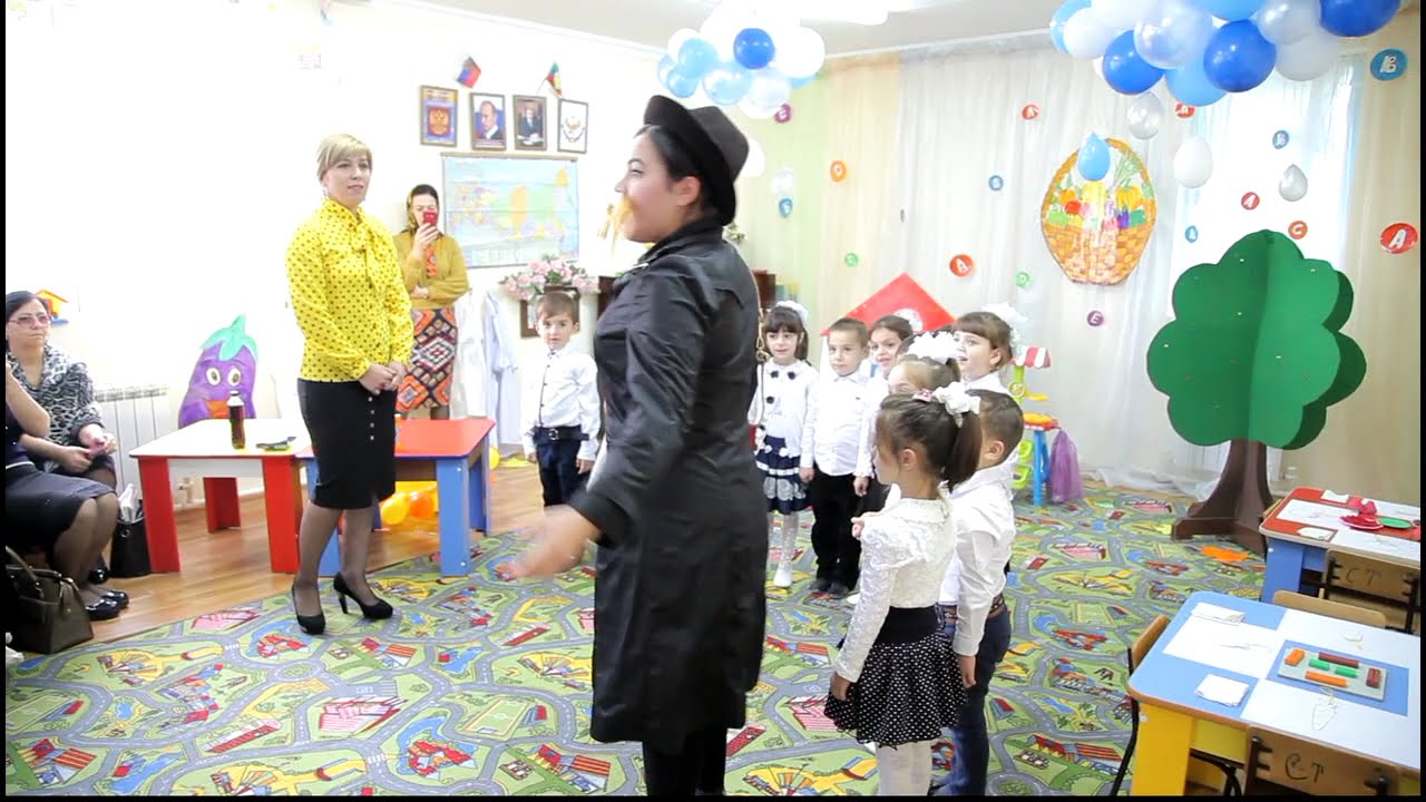 Открытый урок в детском саду 