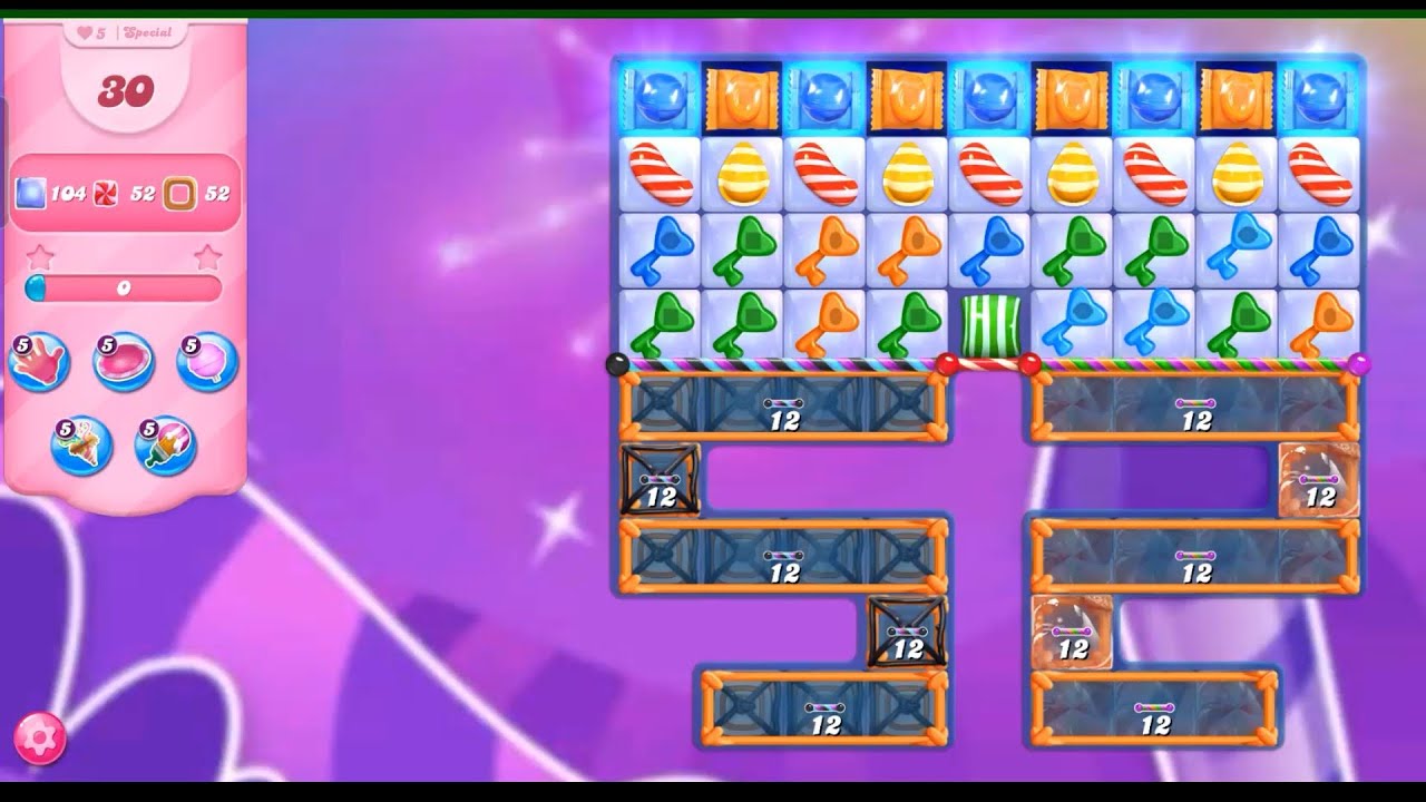 Candy crush saga look 52 level | Candy crush saga special level 52 | Candy crush saga |@CCS_HCR