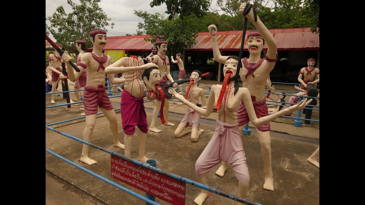 Wat Muang (Temple of Hell) in Ang Thong, Thai