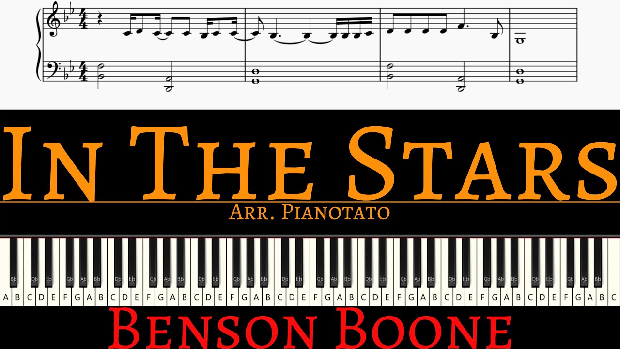 Benson Boone - In The Stars | Piano cover by Pianotato