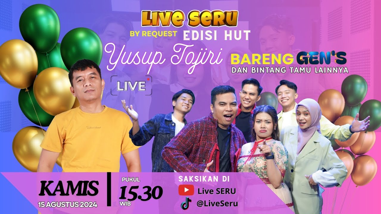 Live Seru Bareng Gen's | by Request: Spesial Ulang Tahun Yusup Tojiri