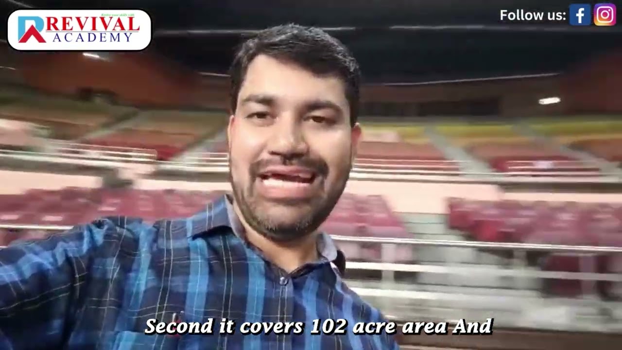 Largest indoor stadium of india भारत का सबसे बड़ा इनडोर स्टेडियम | Revival Academy