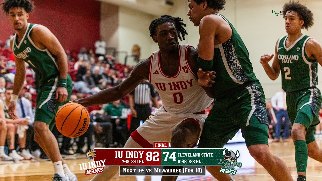 MBB: IU Indy 82, Cleveland State 74 - Recap (2-7-2026)