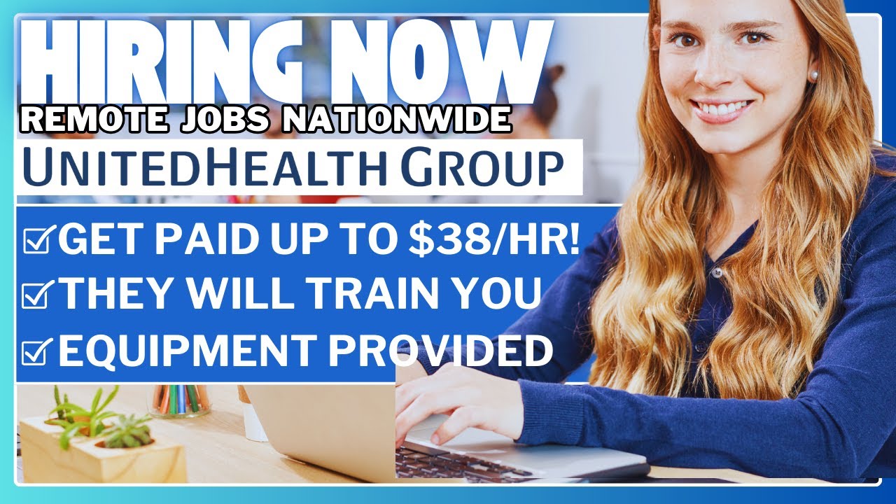 UnitedHealth Group Is Hiring Remote! NO DEGREE, Entry-Level (+ 3 Bonus Jobs)!