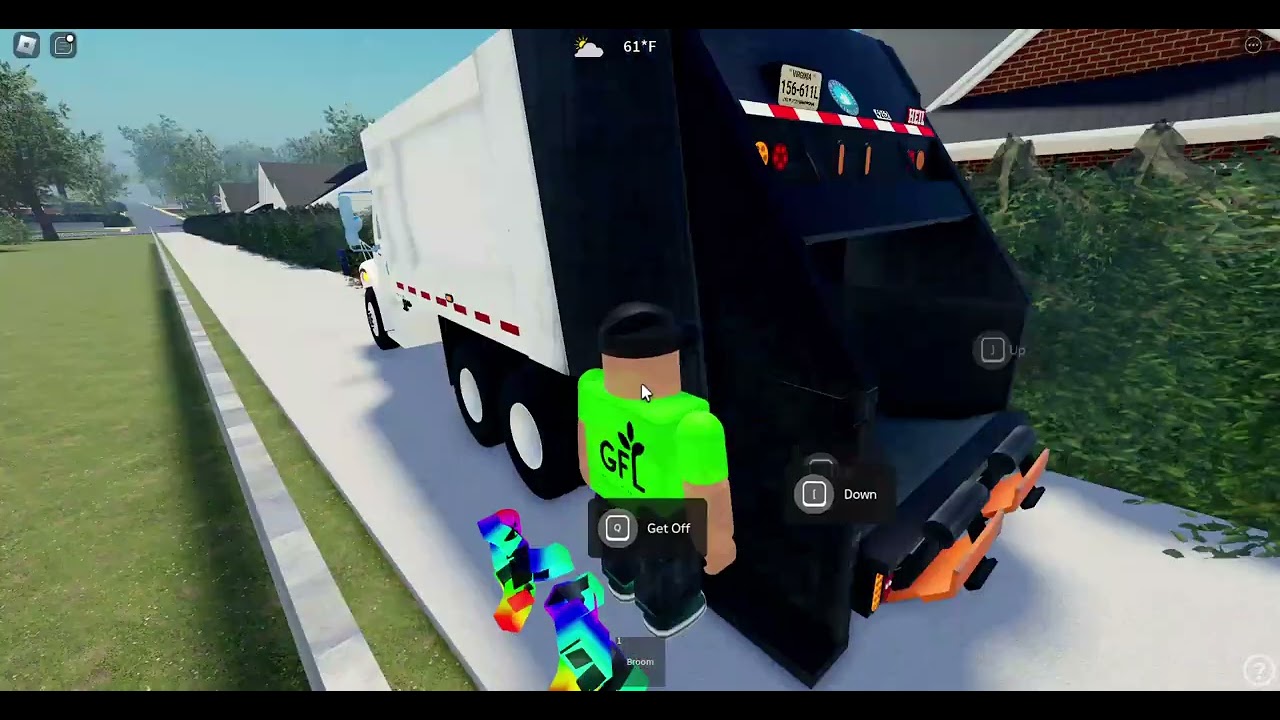 Roblox garage trucks| Heil rear loader on Alexandria recycling