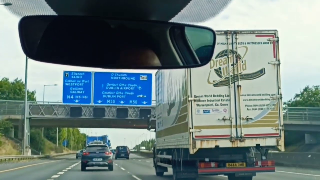 Motorway | M50 - Dublin, Ireland | kildare to Dublin Airport