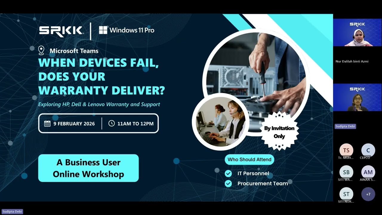 [SRKK Webinar] Warranty and Support Insights for HP, Dell & Lenovo Devices