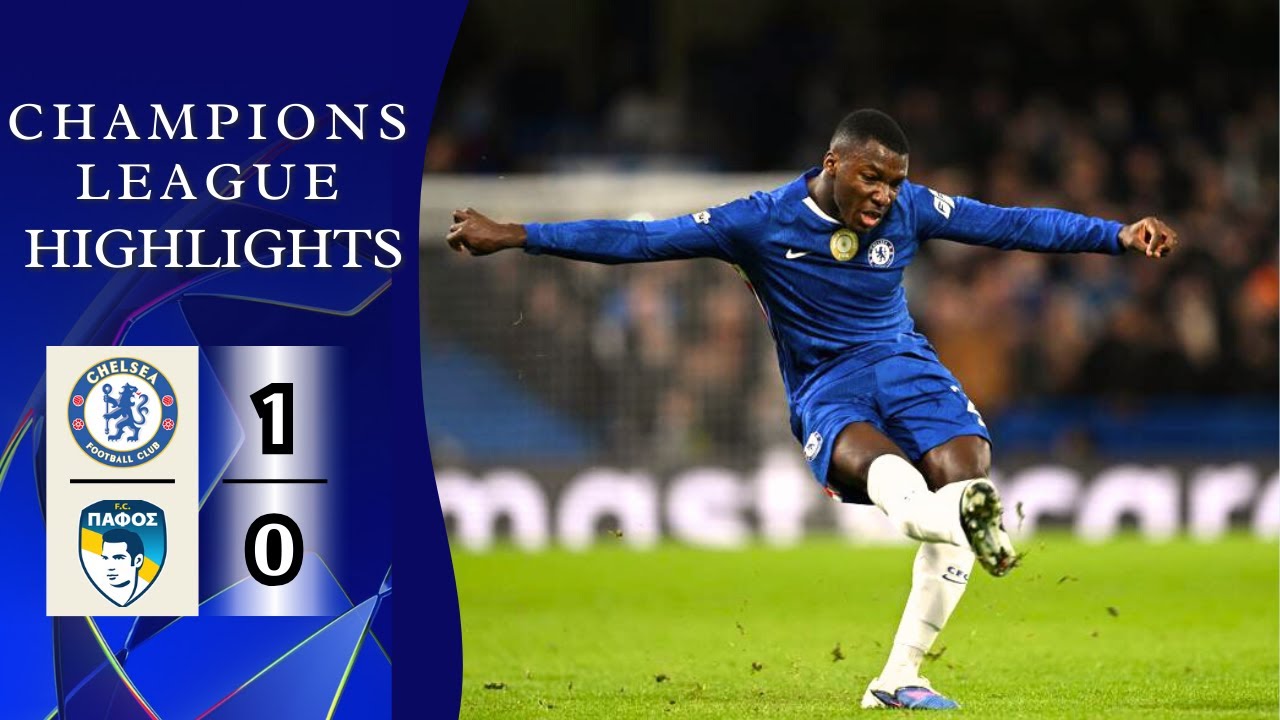 Chelsea - Pafos FC | 1-0 | Highlights | Champions League 2025-26 | chelsea pafos