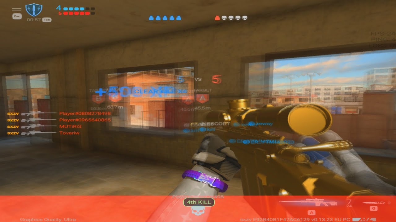 100% Sniper Accuracy in Combat Masters