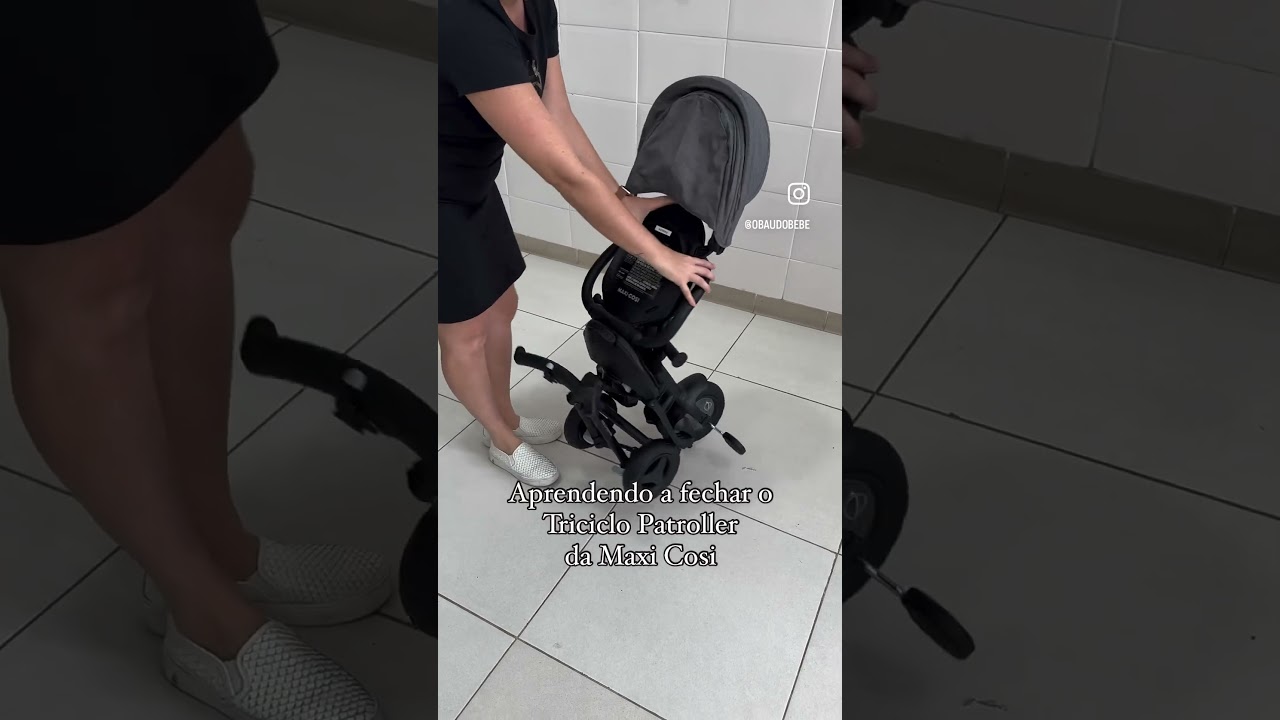 Como dobrar o Triciclo Patroller da Maxi Cosi