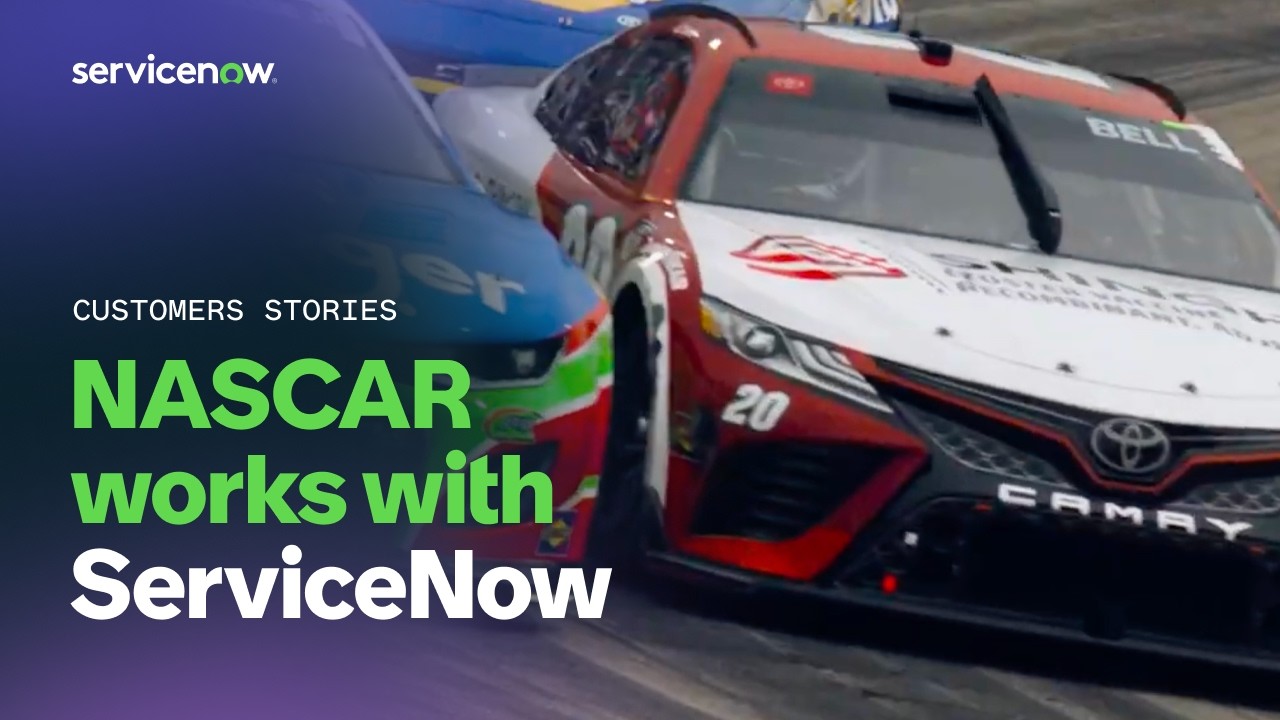 NASCAR drives digital acceleration with ServiceNow