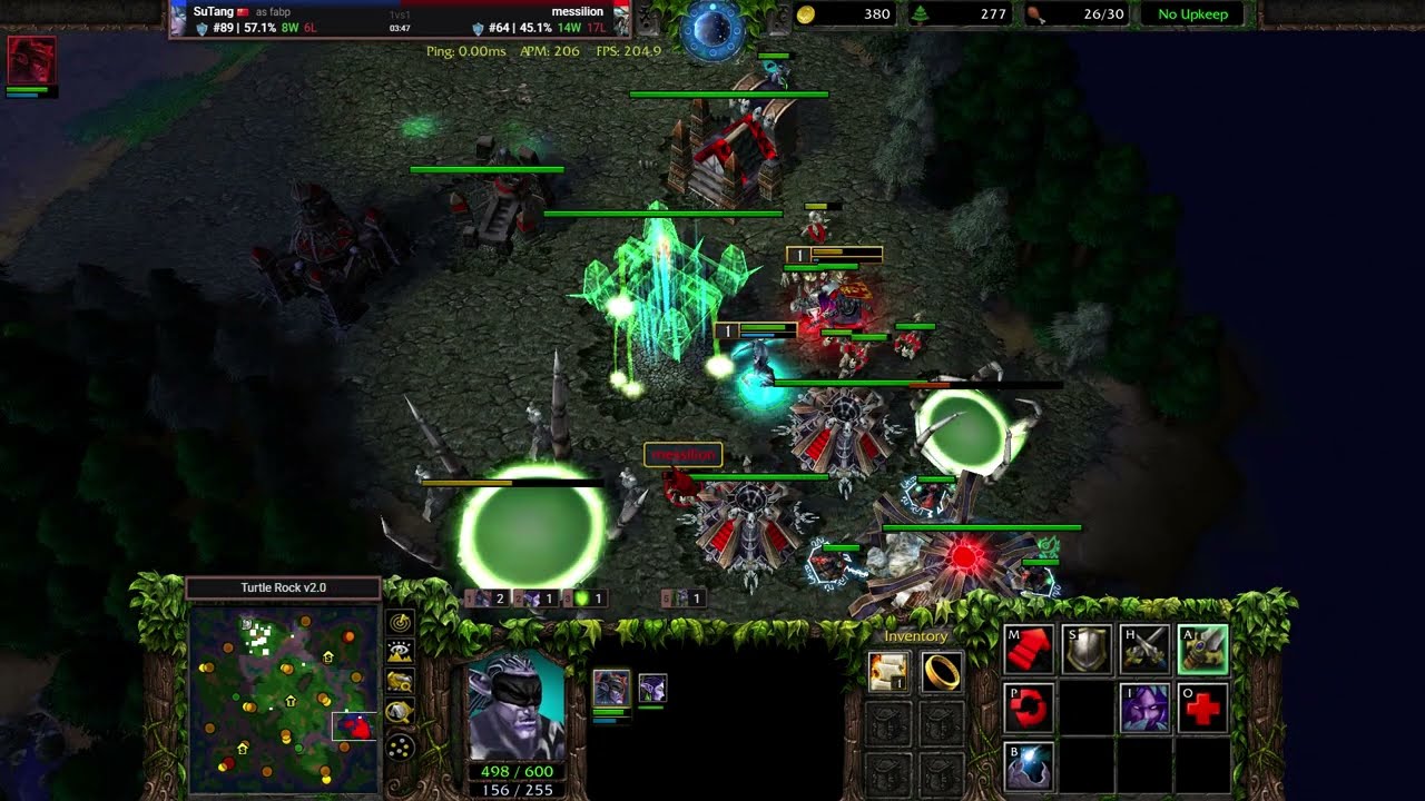【卡到全程都是诡异的加速瞬移】Warcraft III 1v1 vs 🇨🇳Undead MMR 1661 W3C 2.0.4 魔兽争霸III：重制版