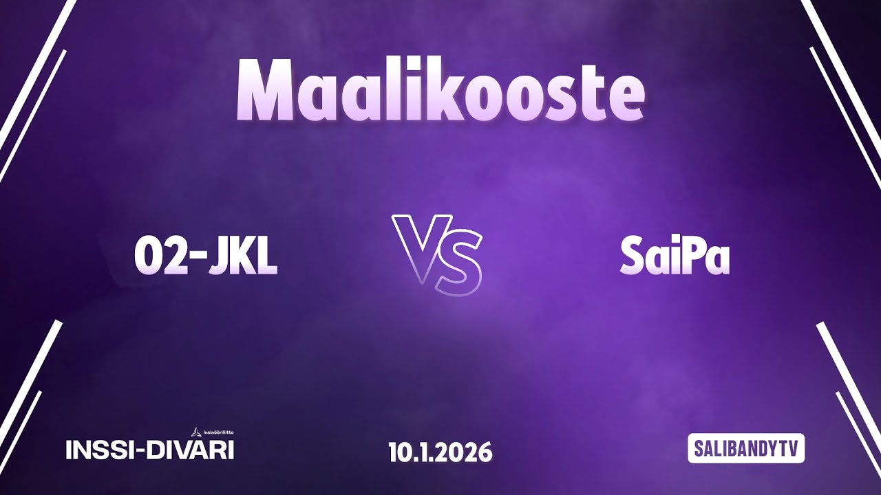 Maalikooste: O2-JKL - SaiPa (Inssi-Divari M)