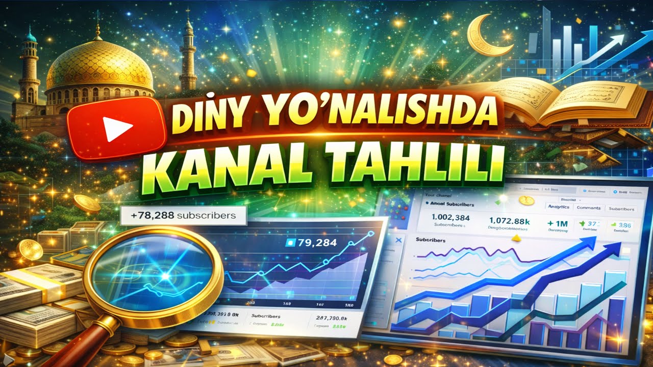 y424 Diniy yo&lsquo;nalishdagi YouTube kanal tahlili | Islomiy kontent va o&lsquo;sish strategiyasi