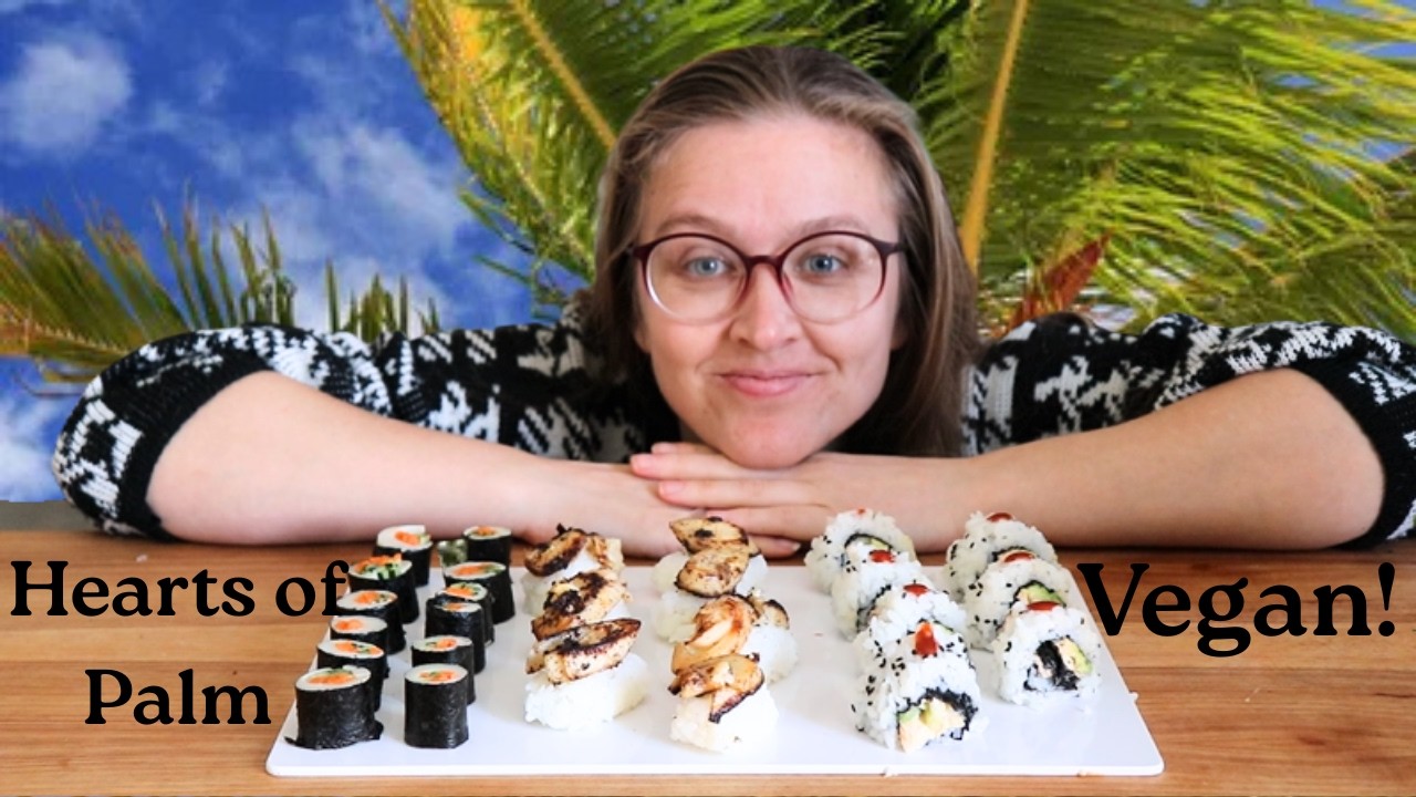 3 Ways to Make Vegan Sushi with Hearts of Palm (Nigiri, Maki & No-Rice Rolls)