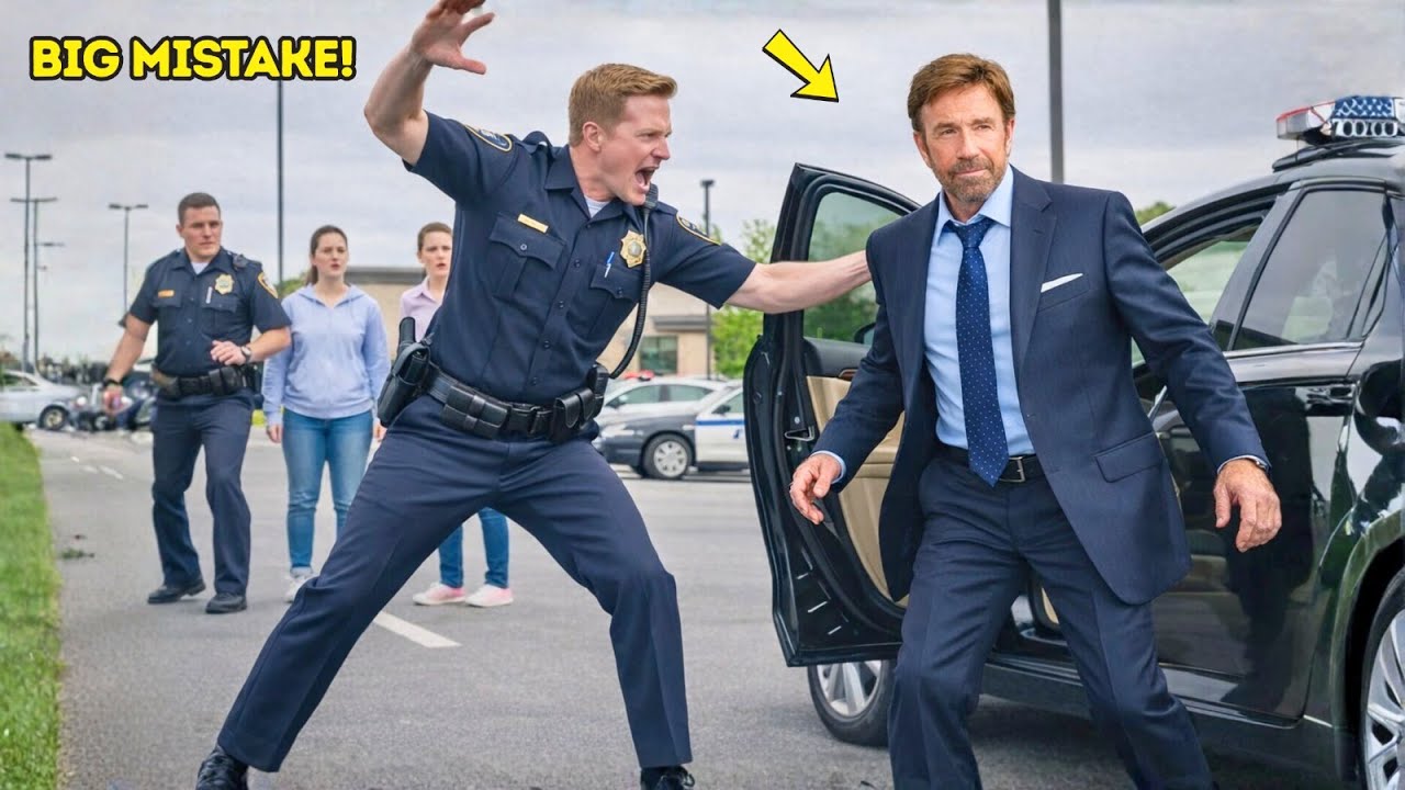 Cop Accuses Chuck Norris of Stealing — Freezes When He Learns He’s a State Supreme Court Judge!