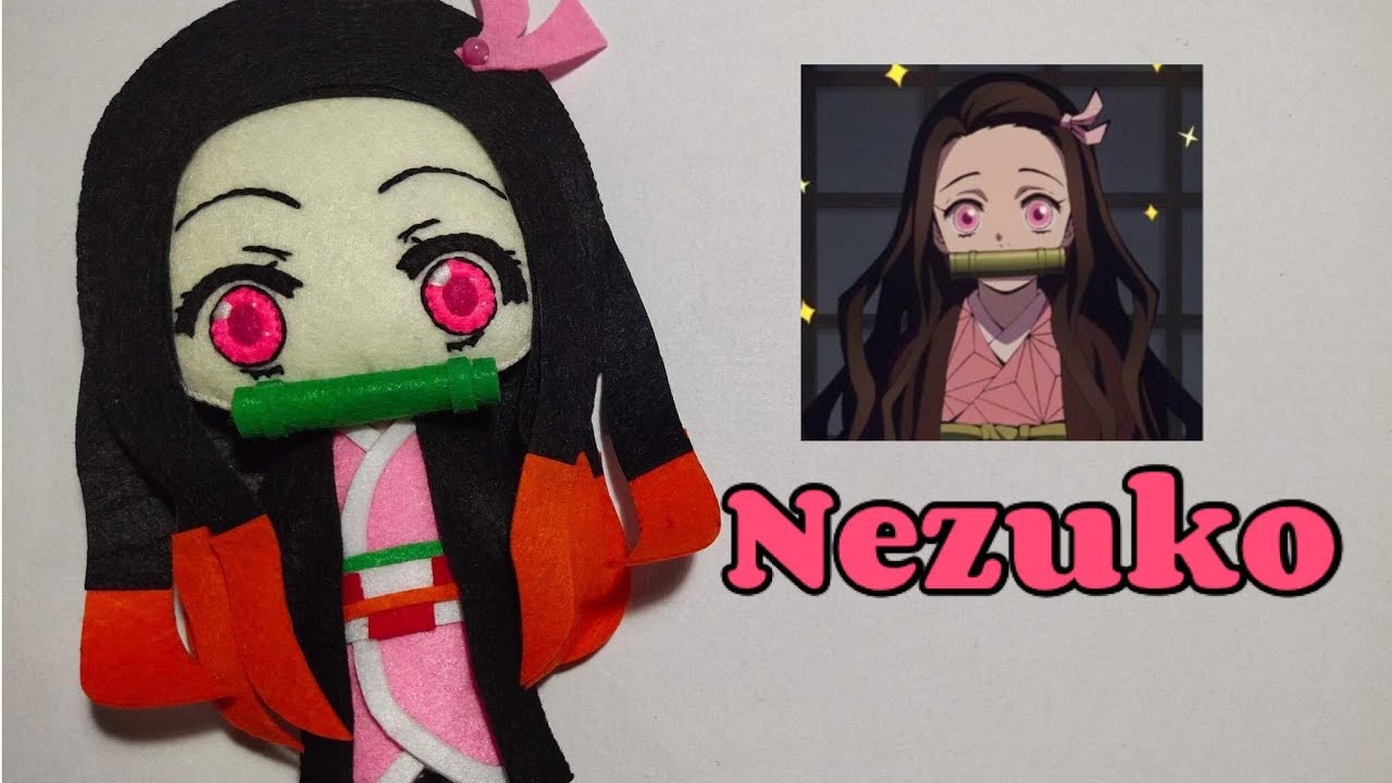 NEZUKO PLUSHIE | Demon Slayer | Nezuko Felt Plushie | Felt Craft